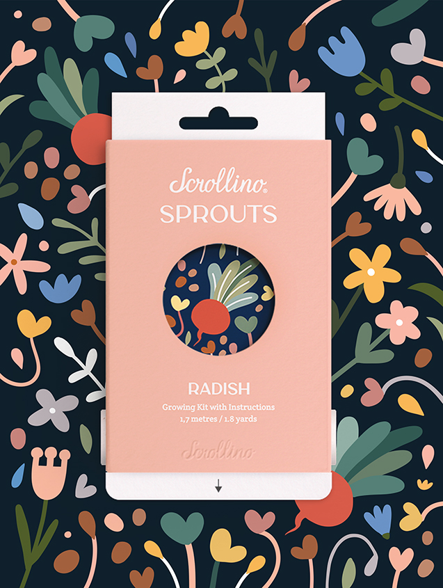 Scrollino Sprouts – Radish