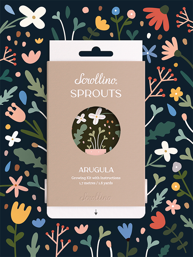Scrollino Sprouts – Arugula/Rocket
