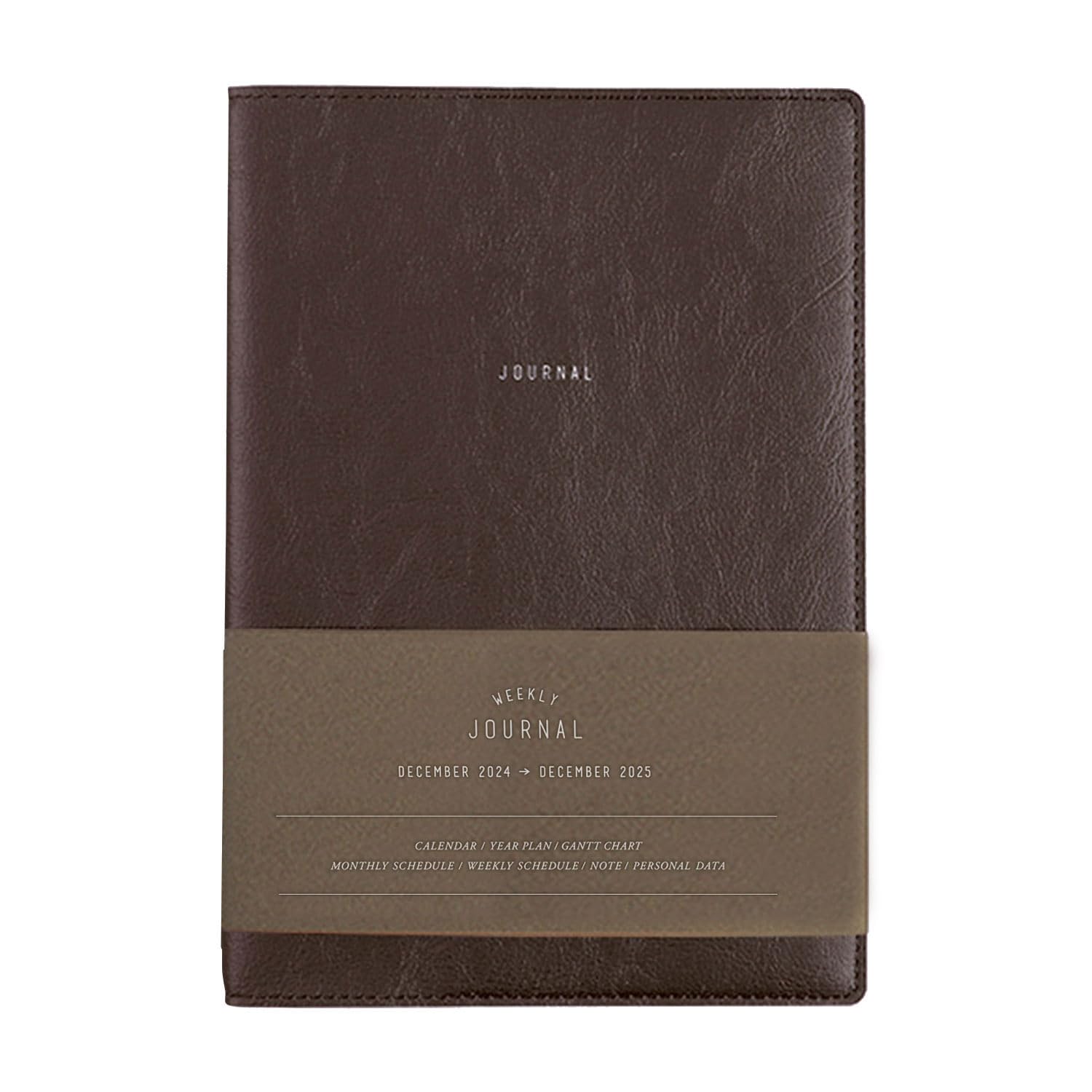 Diary 2026 Calm A5 Vertical / Dark Brown