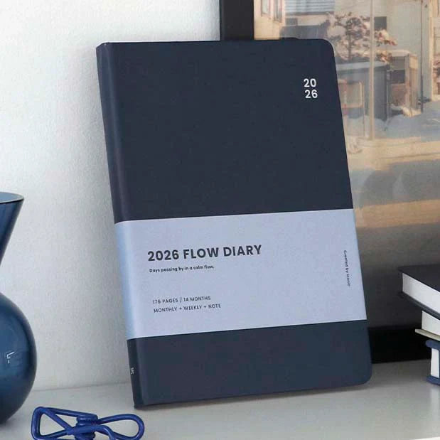FLOW DIARY 2026 Navy