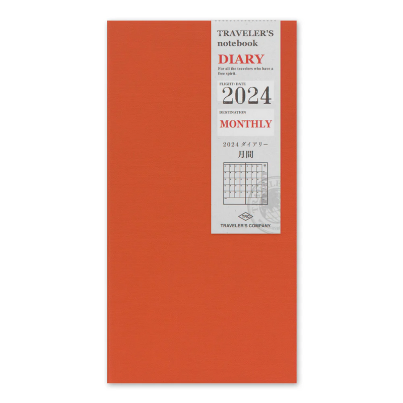 TRAVELER'S NOTEBOOK - Refill 2024 Monthly (Regular Size)