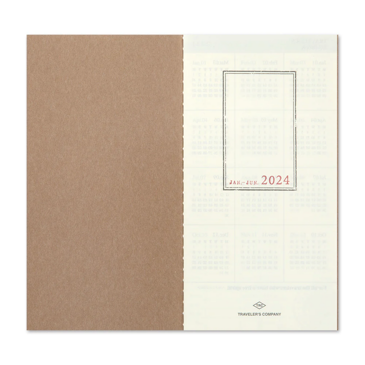 TRAVELER'S NOTEBOOK - 2024 Weekly Vertical (Regular Size)