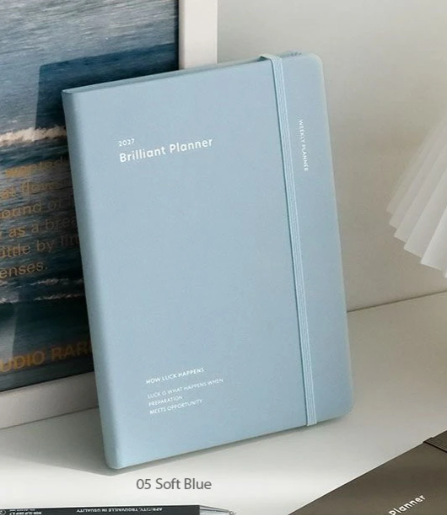 Brilliant Planner - Iconic Daily Planner 2027 - Soft Blue