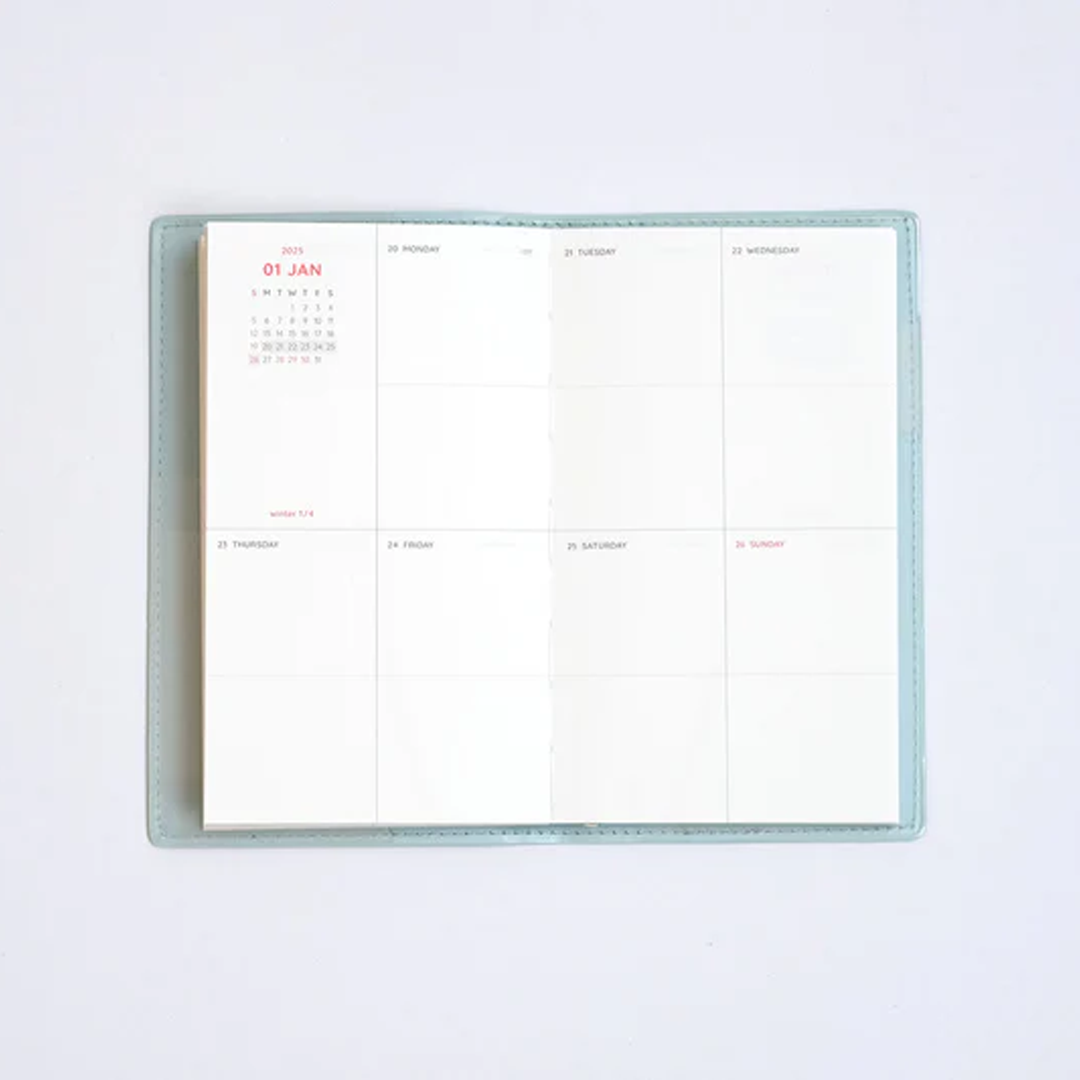 CALENDAR 2025 THE PLANNER S – CREAM MINT