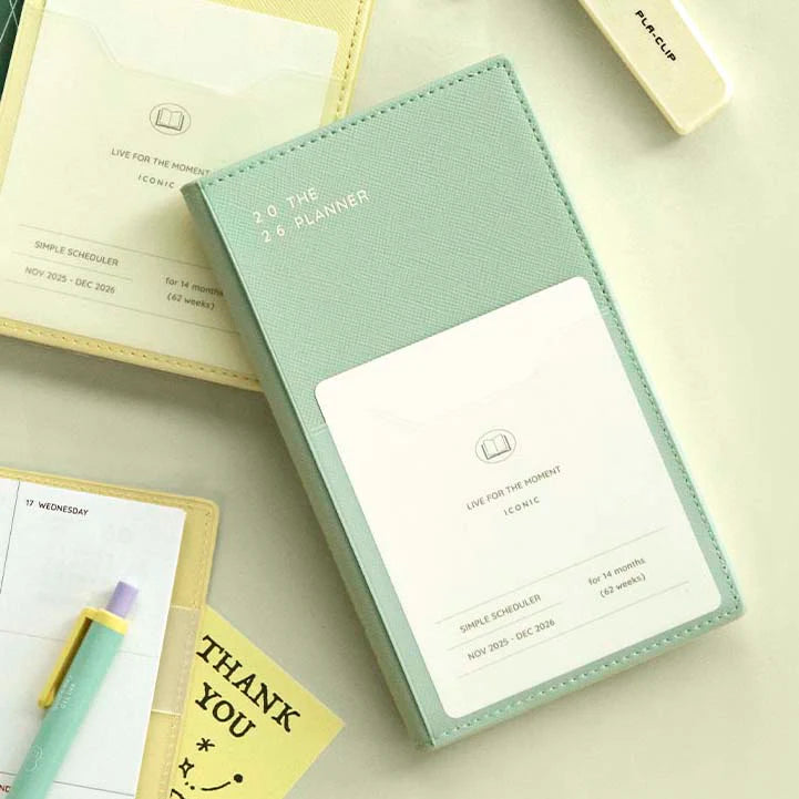 The Planner 2026 CREAM MINT