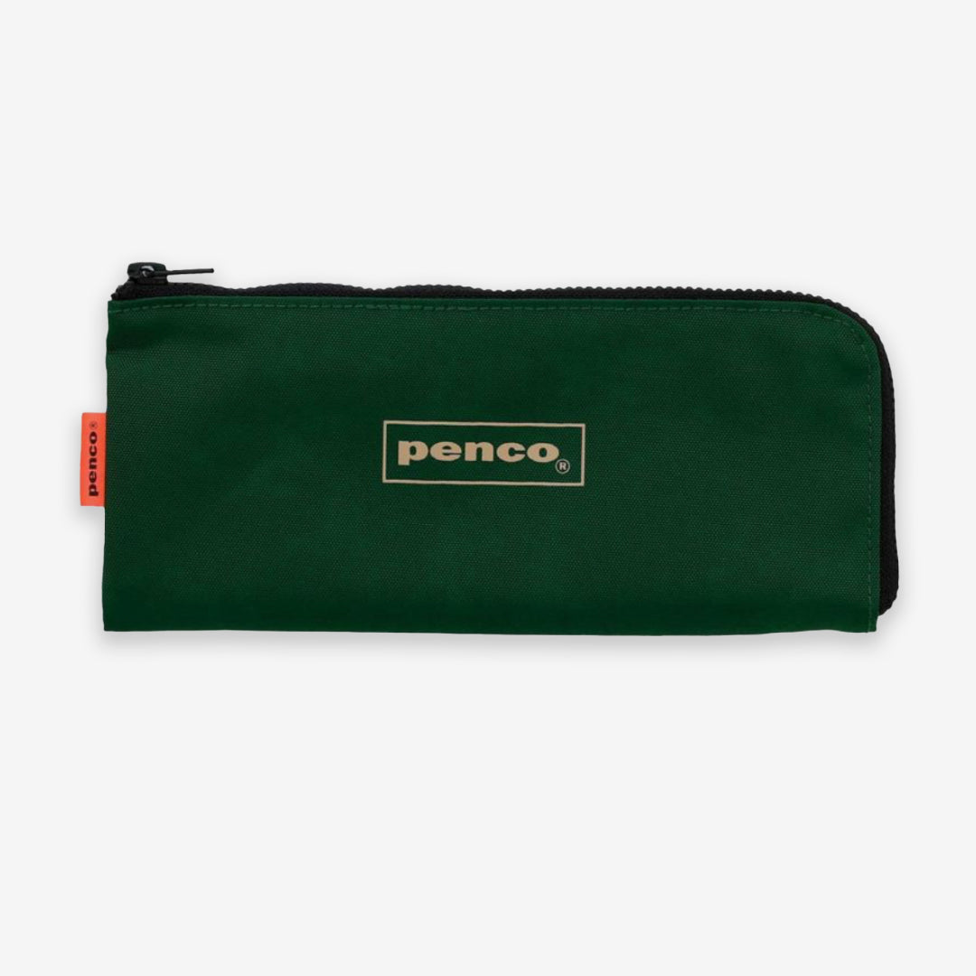 FLAT PEN CASE - Dark Green