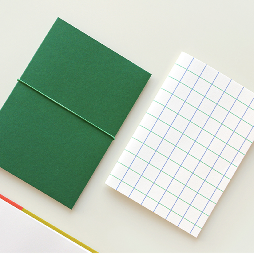 Color file note (M) - grid (Green)