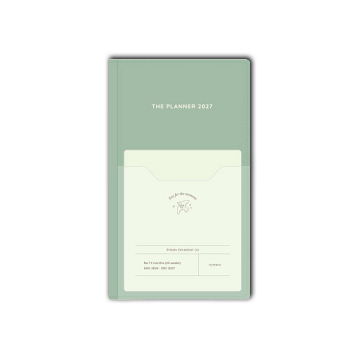 The Planner - Iconic 2027 Small - Cream Mint