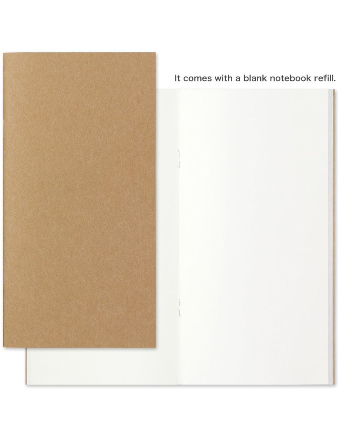 Traveler's Notebook Regular Size Starter Kit | Dark Brown