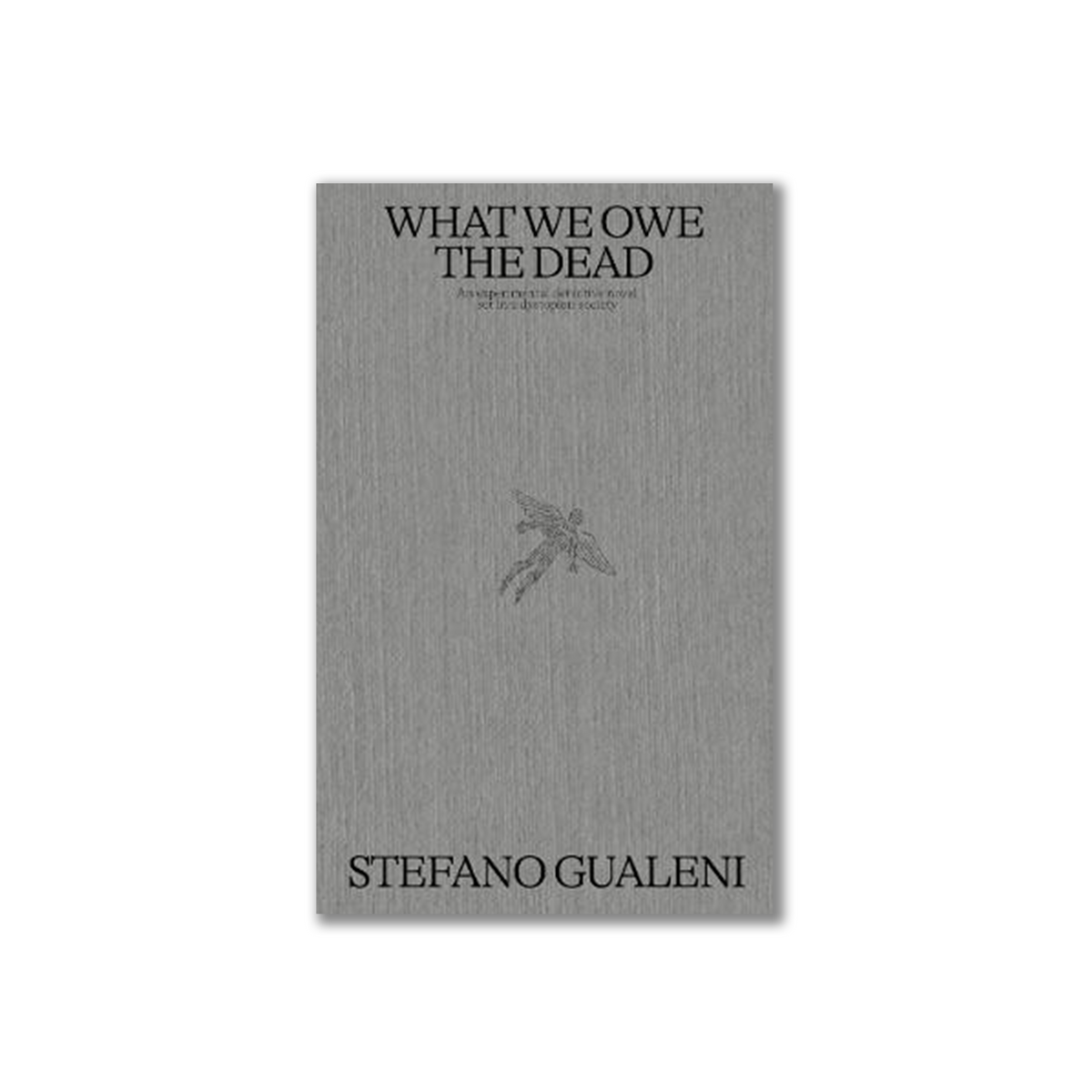 What We Owe the Dead An experimental detective novel set in a dystopian society