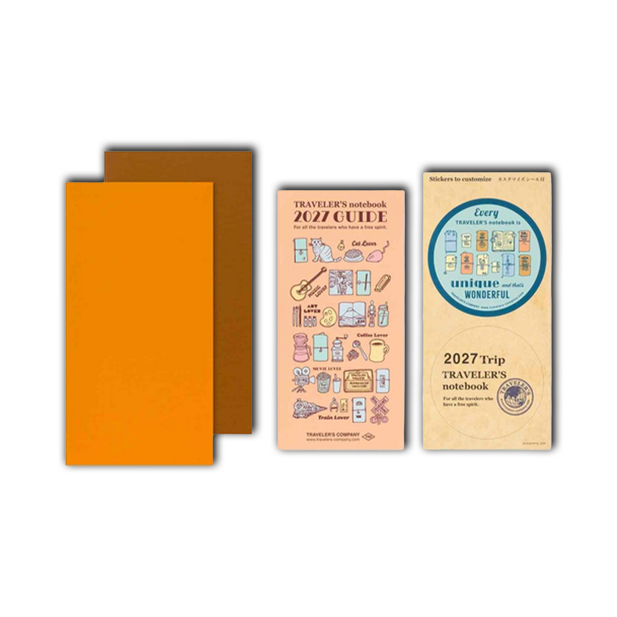 Traveler's Notebook 2027 - Weekly Vertical Dairy Refill Regular
