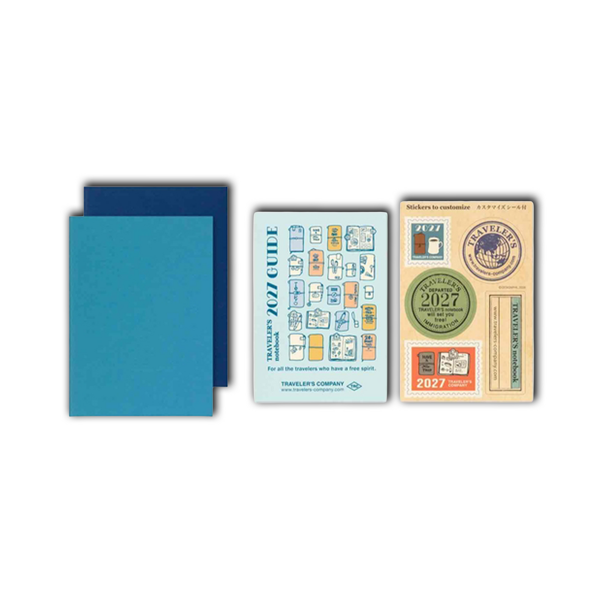 Traveler's Notebook 2027 - Weekly Diary Refill Passport Size