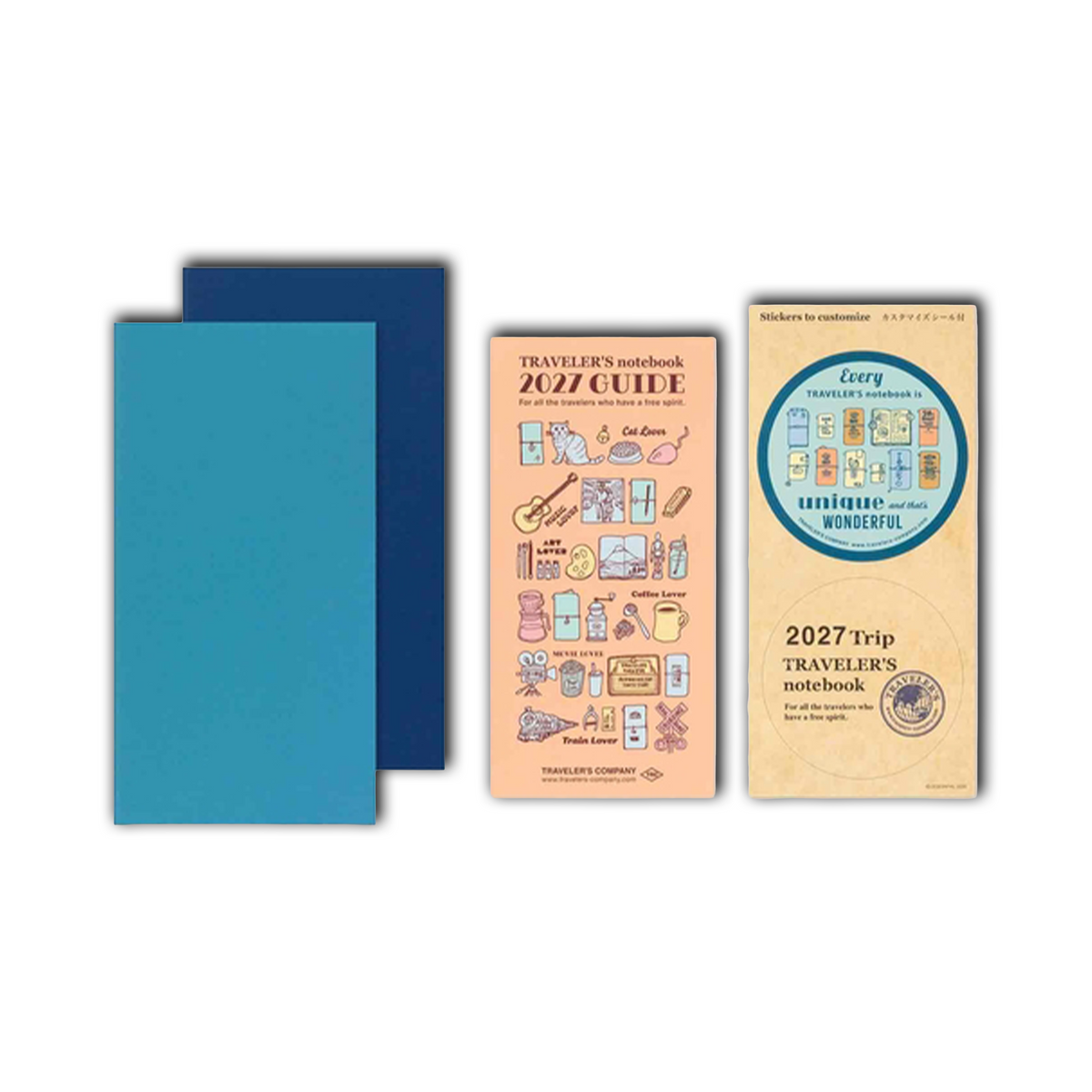 Traveler's Notebook 2027 - Weekly & Memo Diary Refill Regular