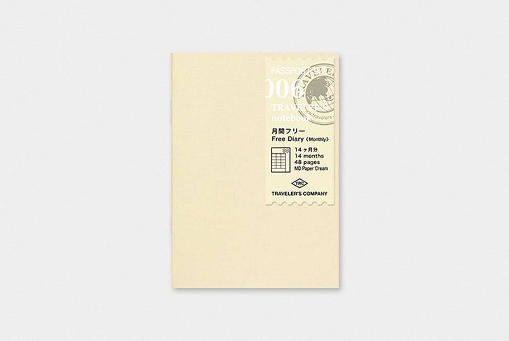 TRAVELER'S PASSPORT SIZE REFILL N. 006 - Todo Modo