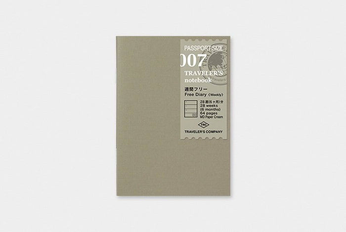 TRAVELER'S PASSPORT SIZE REFILL N. 007 - Todo Modo