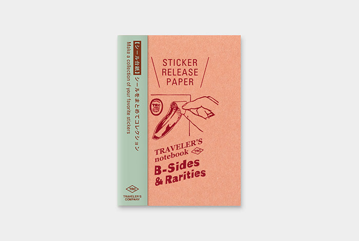 TRAVELER'S PASSPORT SIZE REFILL - Sticker Release Paper